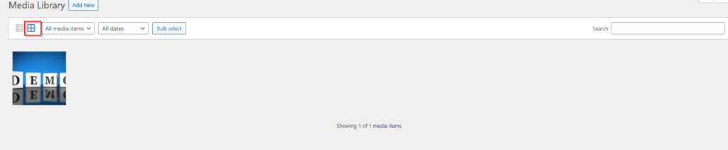 WordPress – Media Library