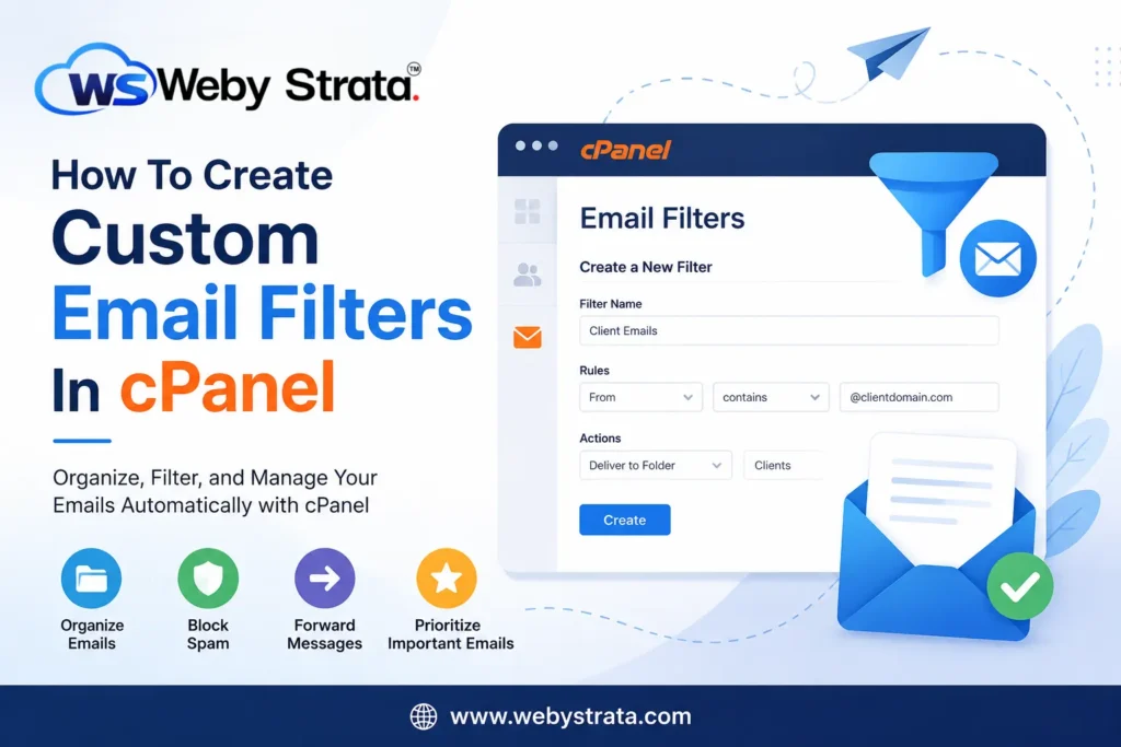 How To Create Custom Email Filters In cPanel