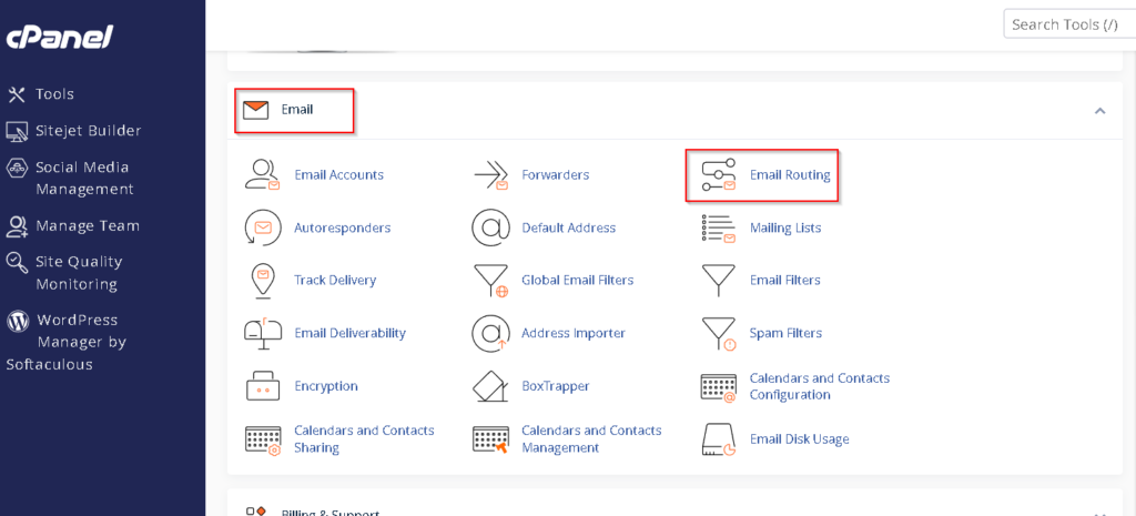 email-routing-in-the-email-section