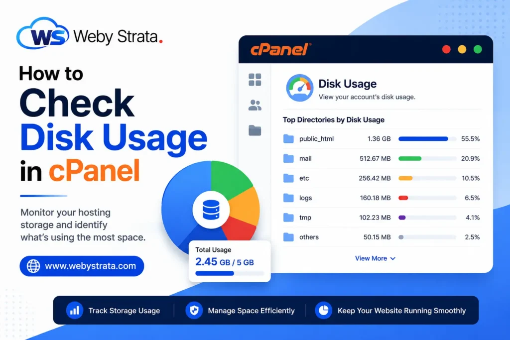 How to Check Disk Space Usage from cPanel?