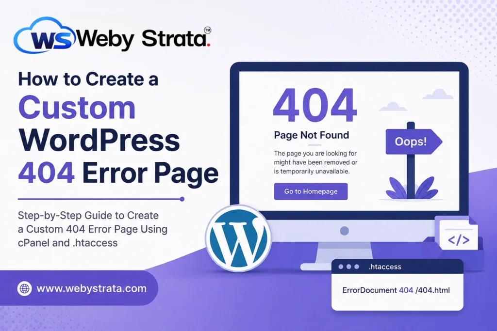 How to Create a Custom WordPress 404 Error Page