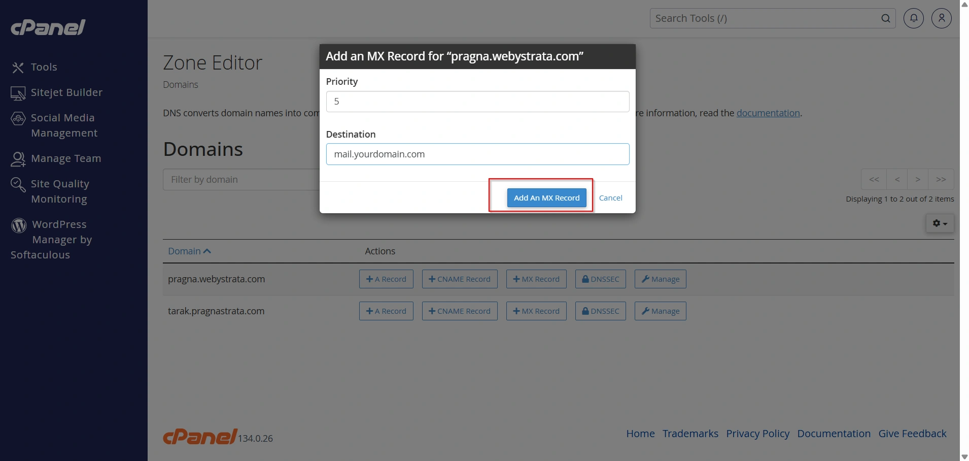 how-to-add-an-mx-record-in-cpanel-through-dns-zone-editor