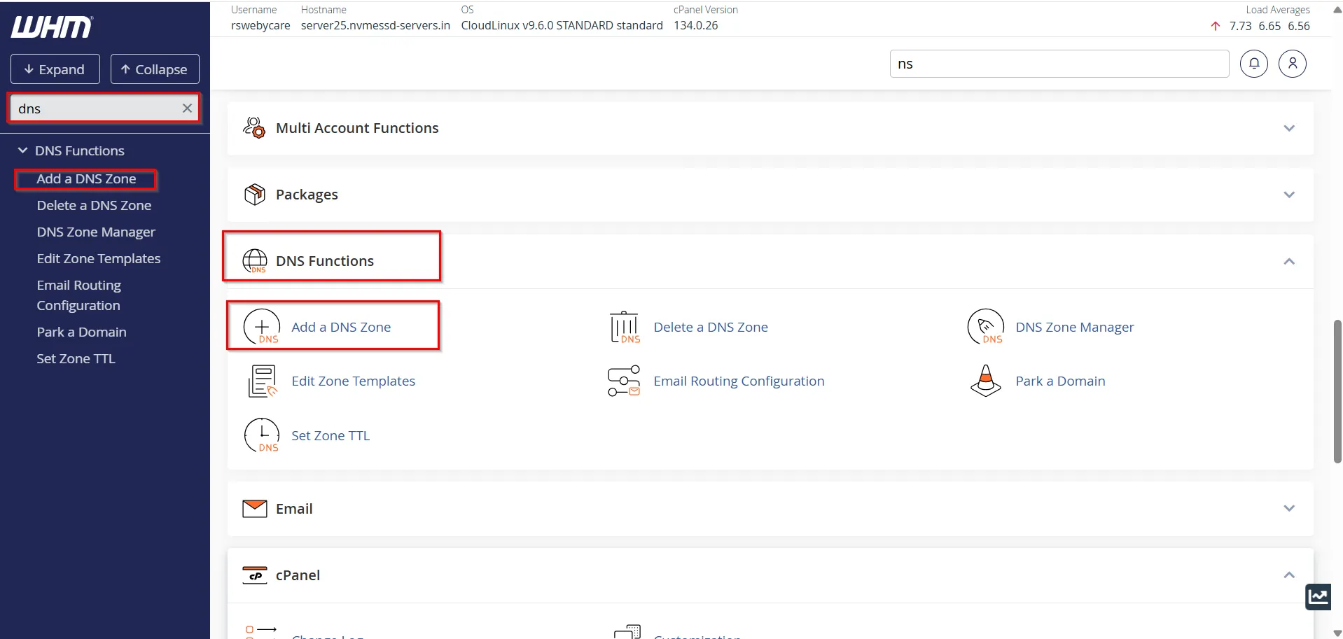 how-to-add-and-delete-dns-zones-in-whm