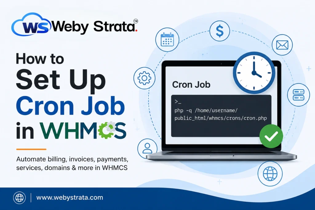 How to Set Up Cron Job in WHMCS