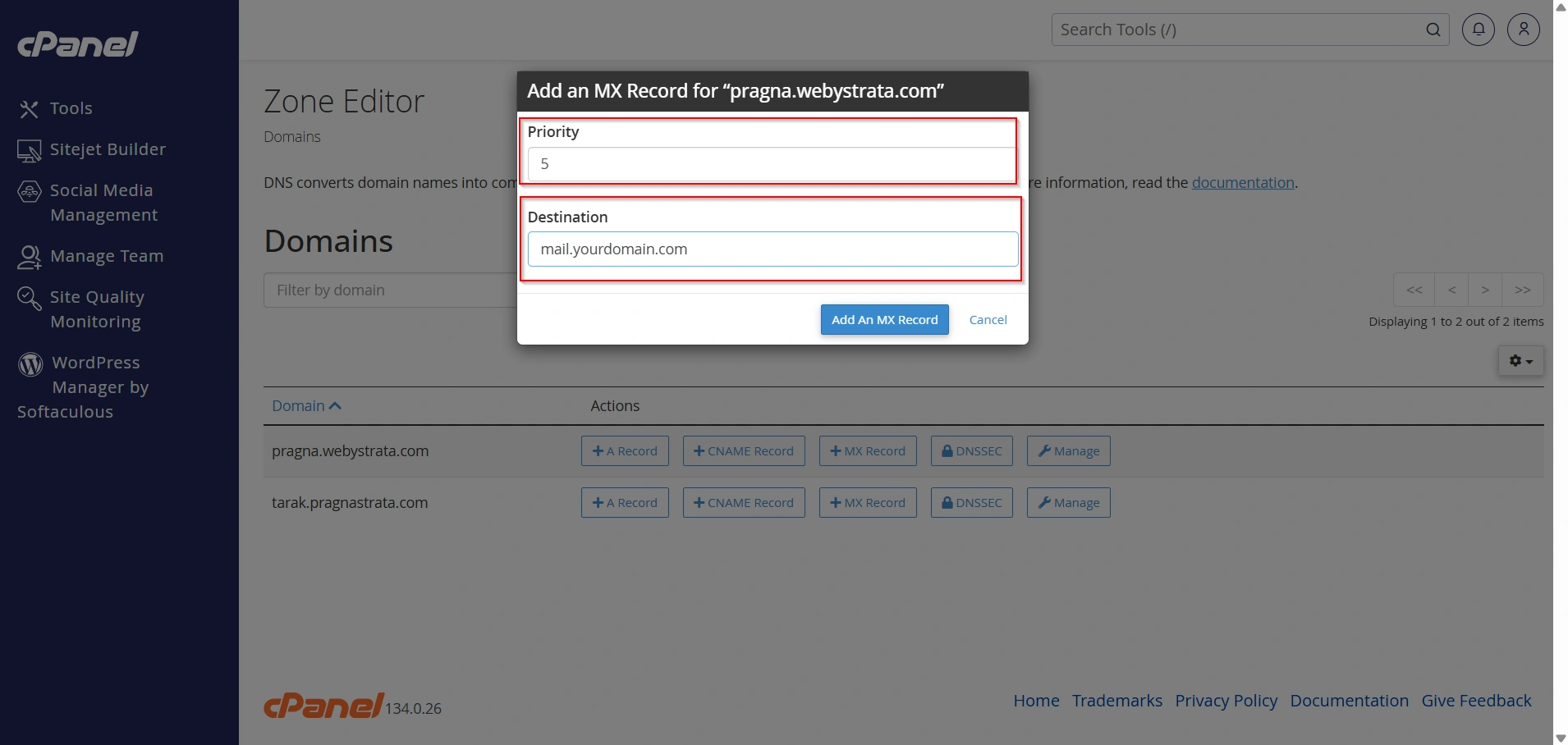 how-to-add-an-mx-record-in-cpanel-through-dns-zone-editor