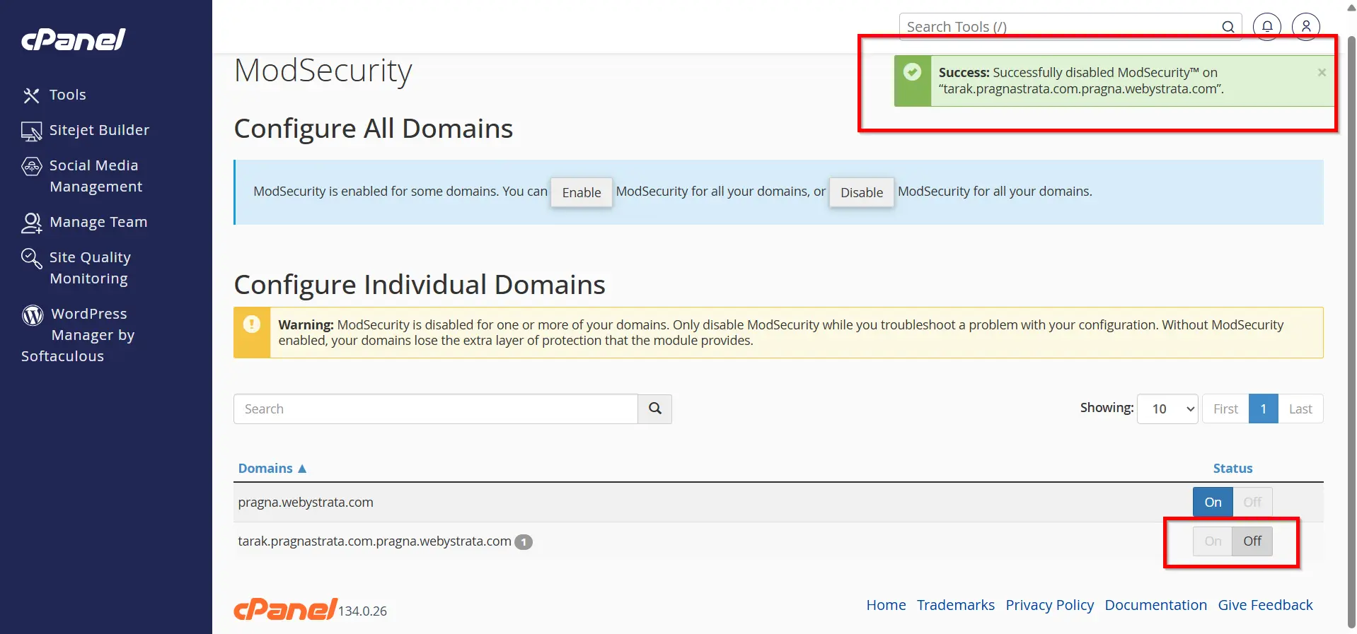 how-to-disable-modsecurity-in-cpanel