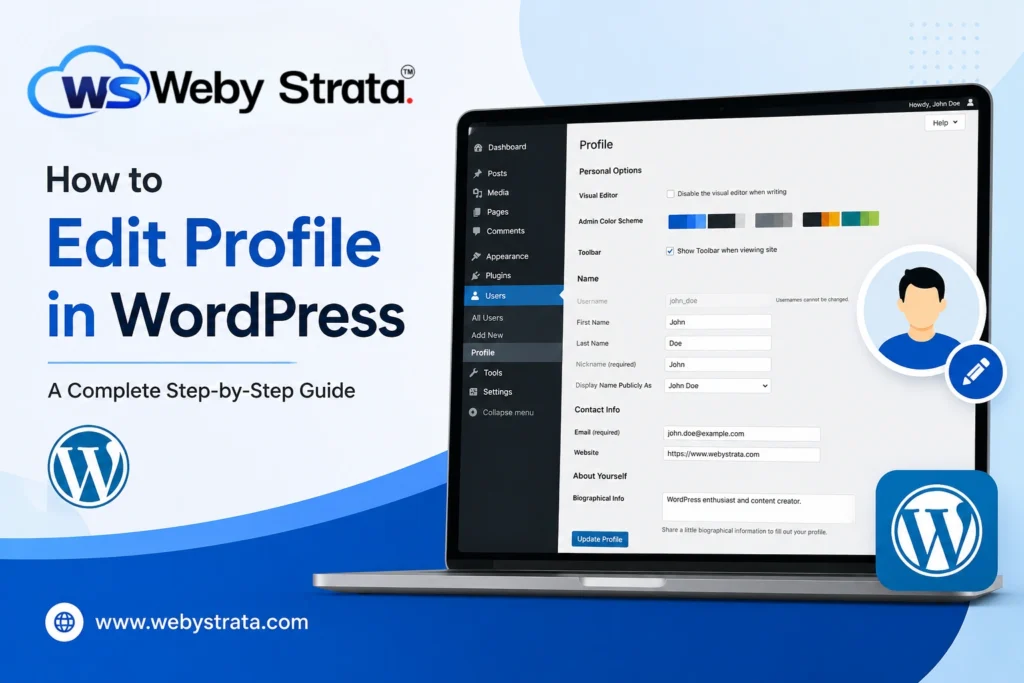 How to Edit Profile in WordPress