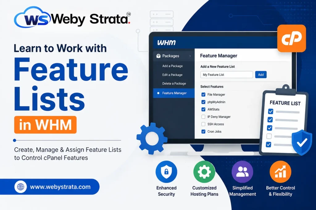 Learn to Work with Feature Lists in WHM