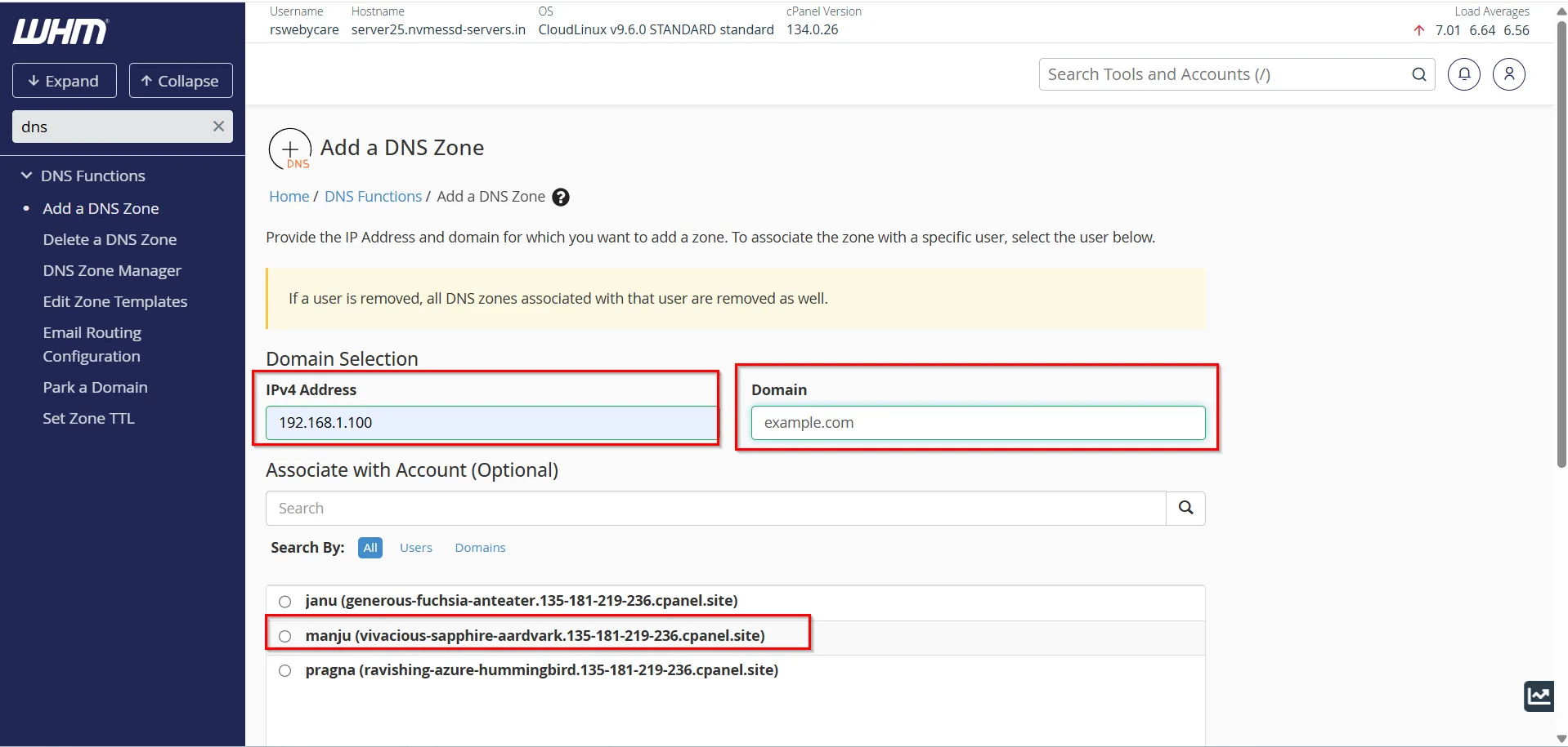 how-to-add-and-delete-dns-zones-in-whm