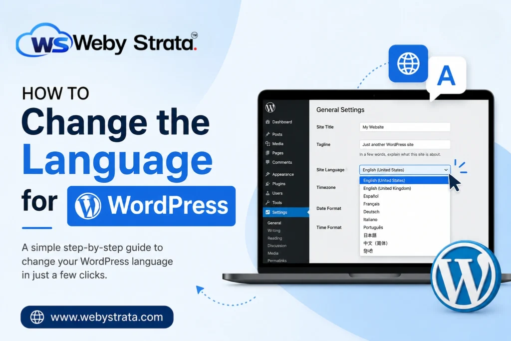How to Change the Language for WordPress