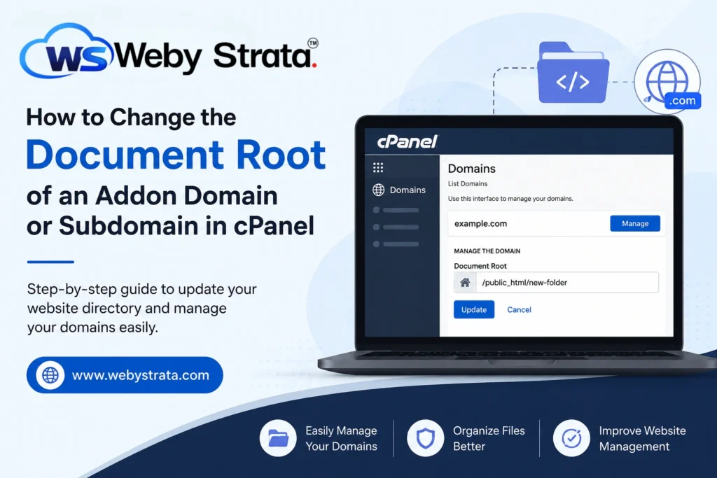 How to Change a Domain Document Root in cPanel