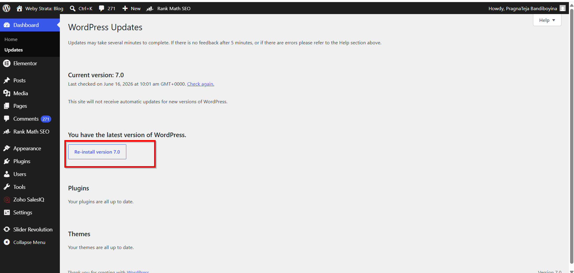 how-to-update-wordpress-installation