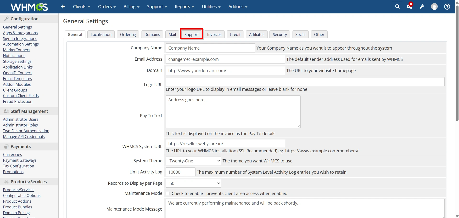 how-to-configure-whmcs-general-settings