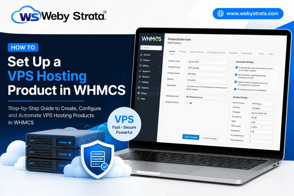 How to Set Up a VPS Hosting Product in WHMCS