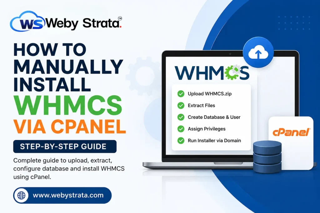 How to Manually Install WHMCS via cPanel
