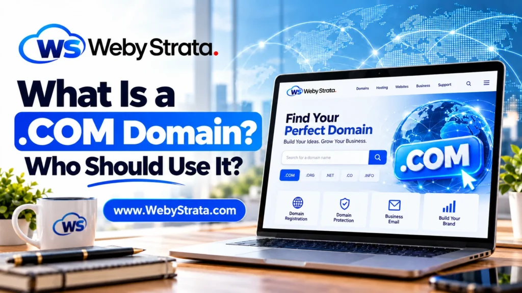 What Is a .com Domain? Who Should Use It in 2026?