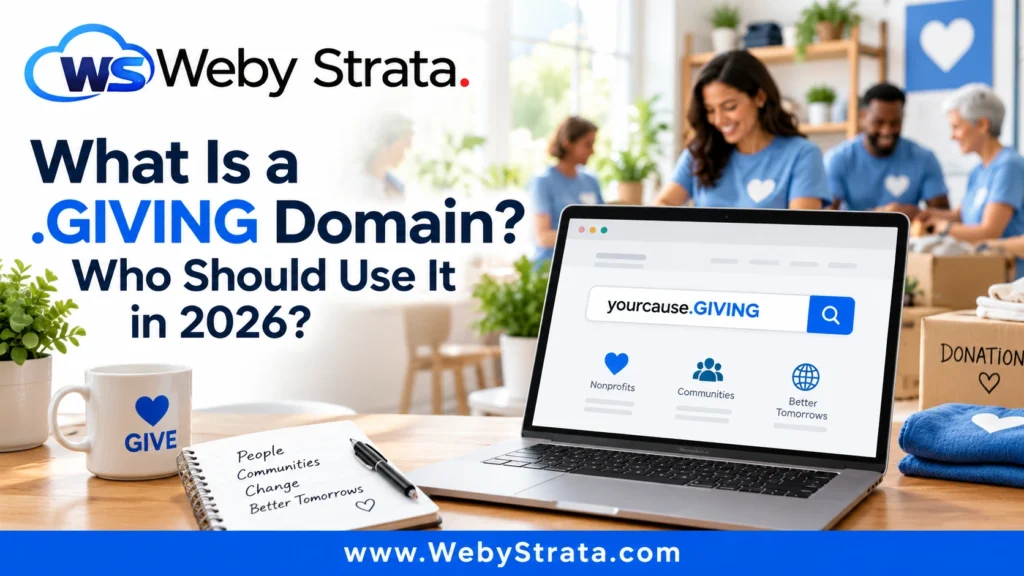 What Is a .GIVING Domain? Who Should Use It in 2026?