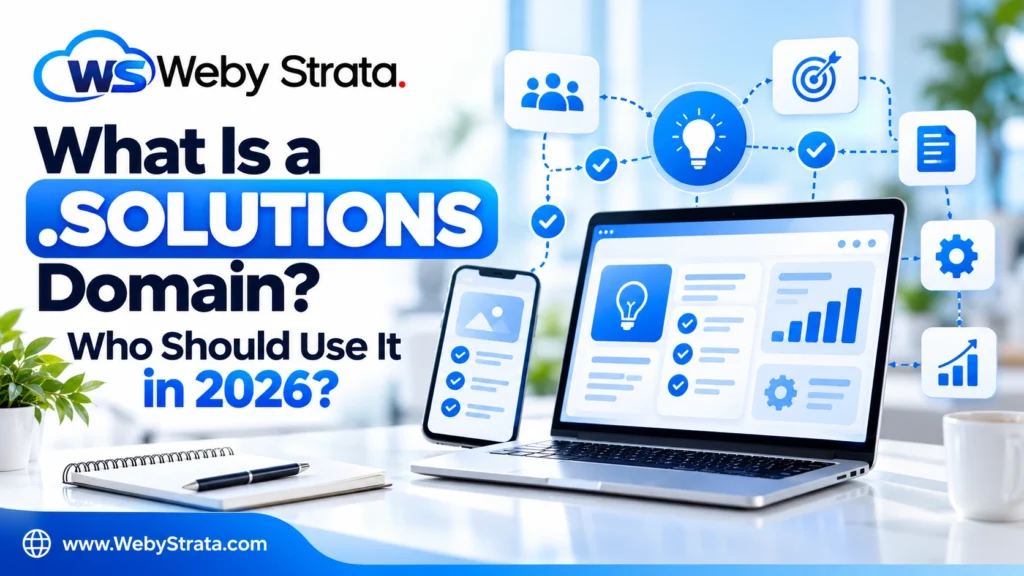 What Is a .solutions Domain? Who Should Use It in 2026?